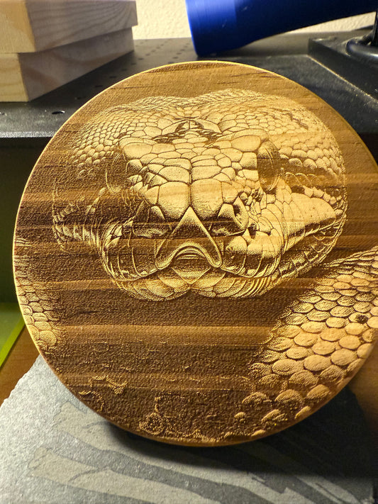 4” Wooden coasters