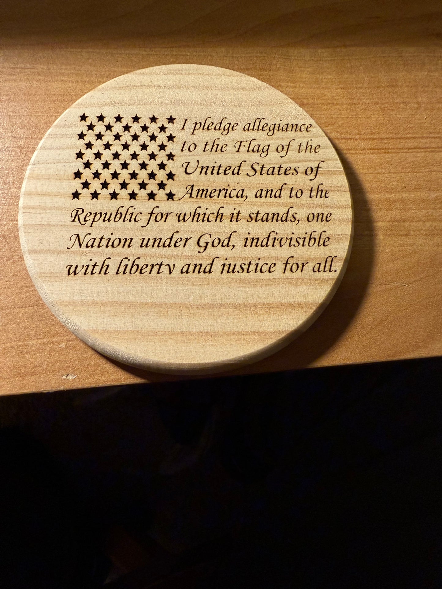 4” Wooden coasters